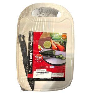 Family Made Cutting Board & Knife 12.5 x 8.5